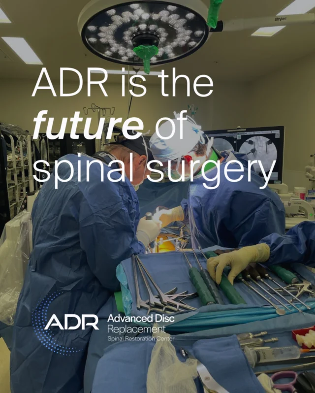 Spine surgery has historically focused on “fixing the problem,” even if the cost is your mobility. Artificial disc replacement represents a revolutionary shift in the right direction, moving away from spinal fusion as the gold standard and pivoting toward restoring the whole person. 

You shouldn’t have to adapt your life to surgery; we believe surgery should adapt to your life. ADR puts patients first—no more choosing between pain relief and mobility. No more accepting a life you have to settle for. 

The future is personalized, precise, and motion-preserving. The future is ADR.
.
.
.
.
#ADRSpine #DrToddLanman #LanmanSpinalNeurosurgery #artificialdiscreplacement #spinehealth #discreplacement #lumbardiscreplacement #neckpain #backpainrelief #neurosurgeon